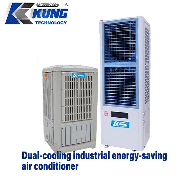 Dual-cooling industrial energy-saving air conditioner