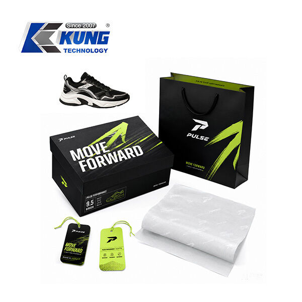 Innovative shoe-making accessories offering custom shoe boxes hang tags shopping bags and tissue paper for shoemaking packaging