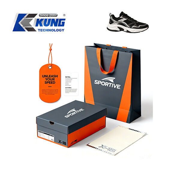 Innovative shoe-making accessories offering custom shoe boxes hang tags shopping bags and tissue paper for shoemaking packaging