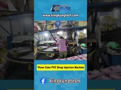 Mesin Injeksi Pita PVC Tiga Warna