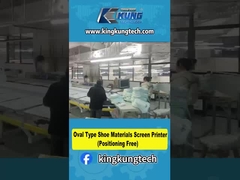 Oval Type Shoe Materials Screen Printer ((Posisi Gratis