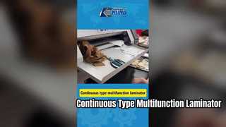 Mesin Laminating Multifungsi Tipe Kontinyu Otomatis untuk Bahan Sepatu